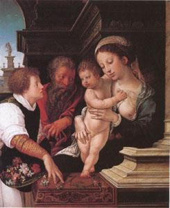 Barend van Orley The Holy Family (mk05) France oil painting art
